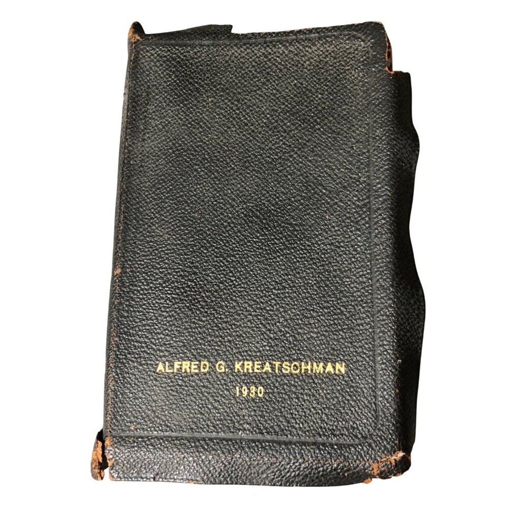 Evangelica Lutheran Hymn-Book 1927 Leather Concordian Publishing Antique Vintage